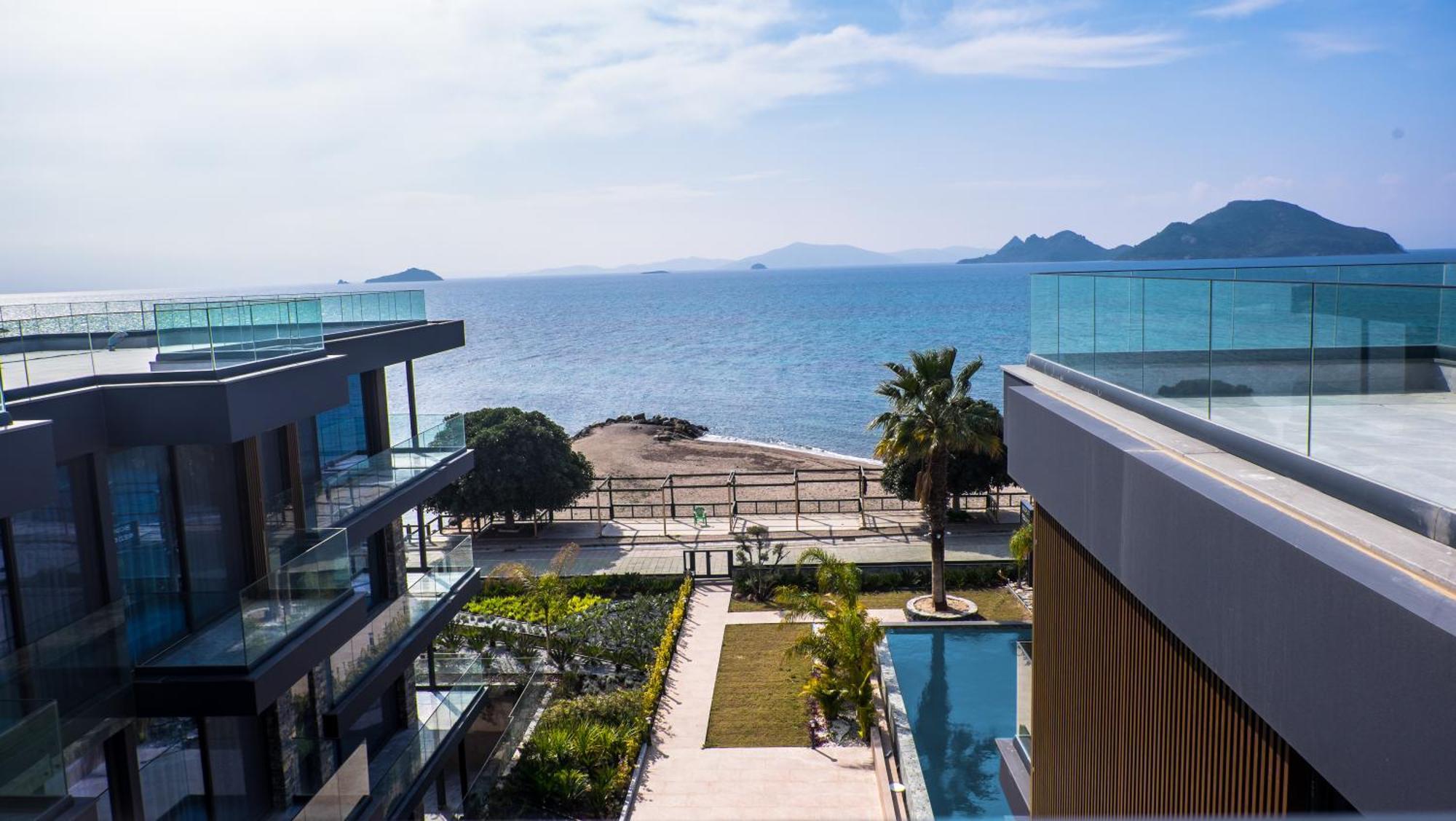Bodrum Ada Apart Otel Turgutreis Мугла Экстерьер фото